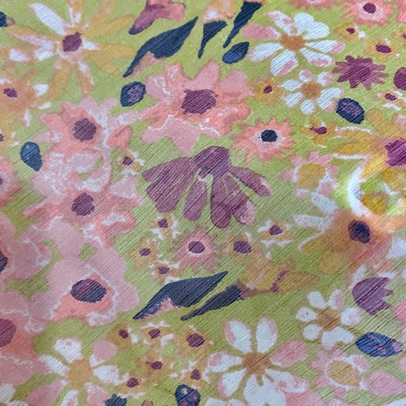 NWOT Floral, Sheer Duster Swimsuit, Cover-up - Picture 7 of 7